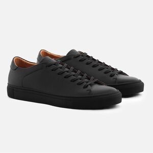 Beckett Simonon Reid Sneakers Black Leather size 9